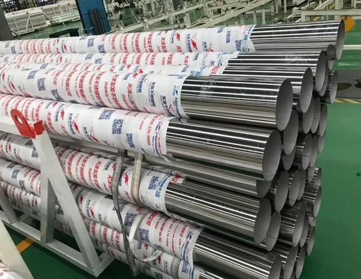 4 Inch Seamless Welded Stainless Steel Pipe Mirror Polished AiSi ASTM A554 Round