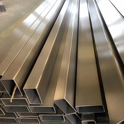 Square Pipes in Equal Unequal Sides Customized Tube Grade 201 304 316L 2205 For Kitchenware & Decoration