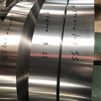304 316 Stainless Steel Strips Decorative Strip Band Coils 0.3mm Cold Rolled