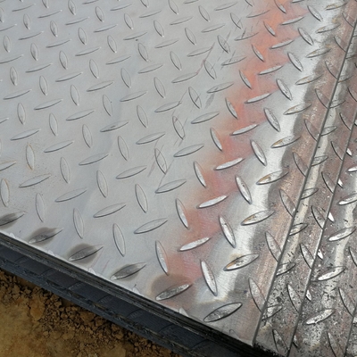 304 316 Stairs Subway Stainless Steel Plate Sheet 1mm 2mm 4'X8' Anti Slip Diamond