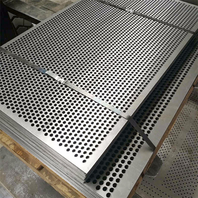 3000mm SS 304 316 Stainless Steel Wire Mesh Round Hole Perforated Sheet Metal