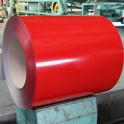 Red Ral 3005 Prepainted Galvanized Steel Coils 0.12mm Color Coated 1250mmSteel structure plant, airport, warehouse, etc