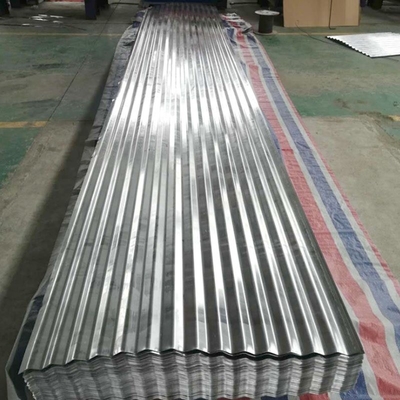 Building Wall And Roof Aluminized Zinc Pressed Steel Plate Roof Decoration Water Corrugated Aluminum Plating  Zinc Corru