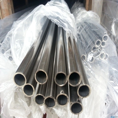 ASTM Standard 22mm OD 316 SS Seamless Pipe Tube Mirror Finish used to make high-pressure pipelines, chemical pipelines