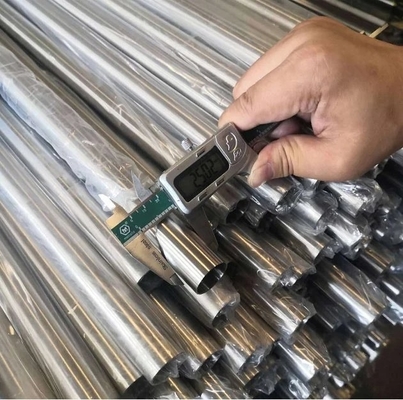 80x40mm 30x15mm Stainless Steel Welded Pipe Round 201 304 316L