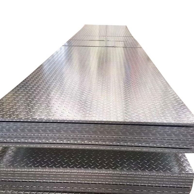 304 316 Stairs Subway Stainless Steel Plate Sheet 1mm 2mm 4'X8' Anti Slip Diamond