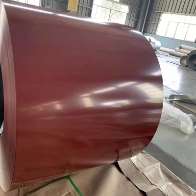 Hot Sale PPGI Roofing PPGI/HDG/GI/SECC RAL9002 PPGI Prepainted Galvanized Steel Coil Sheet Metal Rolls 0.5mm