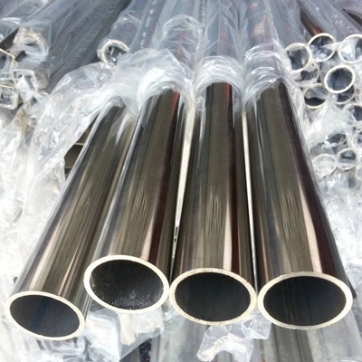 ASTM Standard 22mm OD 316 SS Seamless Pipe Tube Mirror Finish used to make high-pressure pipelines, chemical pipelines