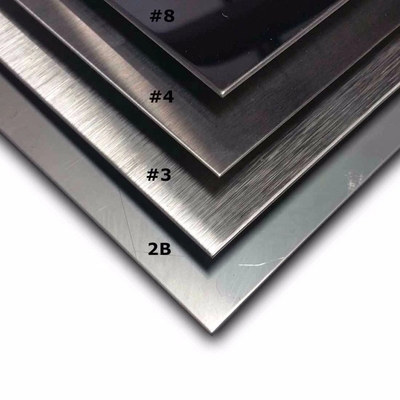 ASTM AISI SUS 201 202 304L 316L 321 309S 310S 2b No. 4 Ba 0.1-3mm Hot Rolled / Cold Rolled / Industrial Decorative Sheet